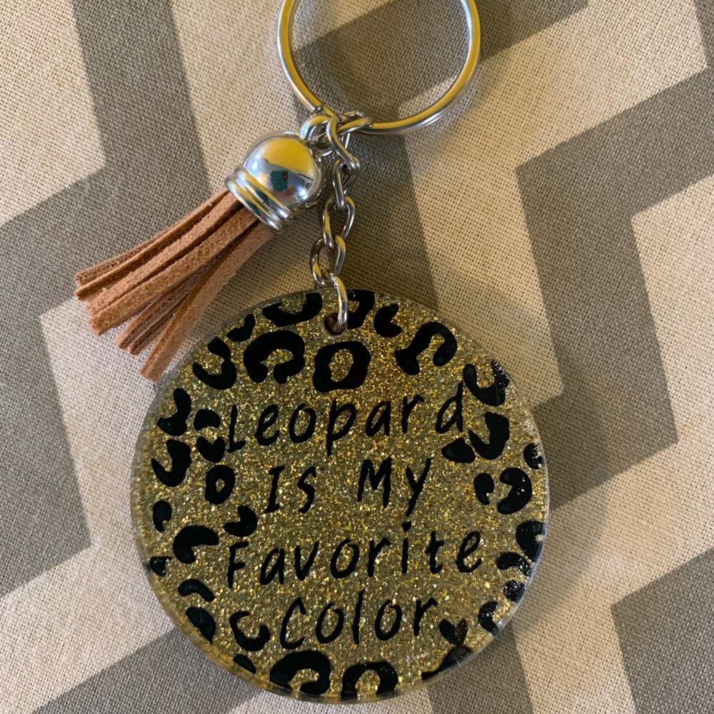 Leopard Keychain